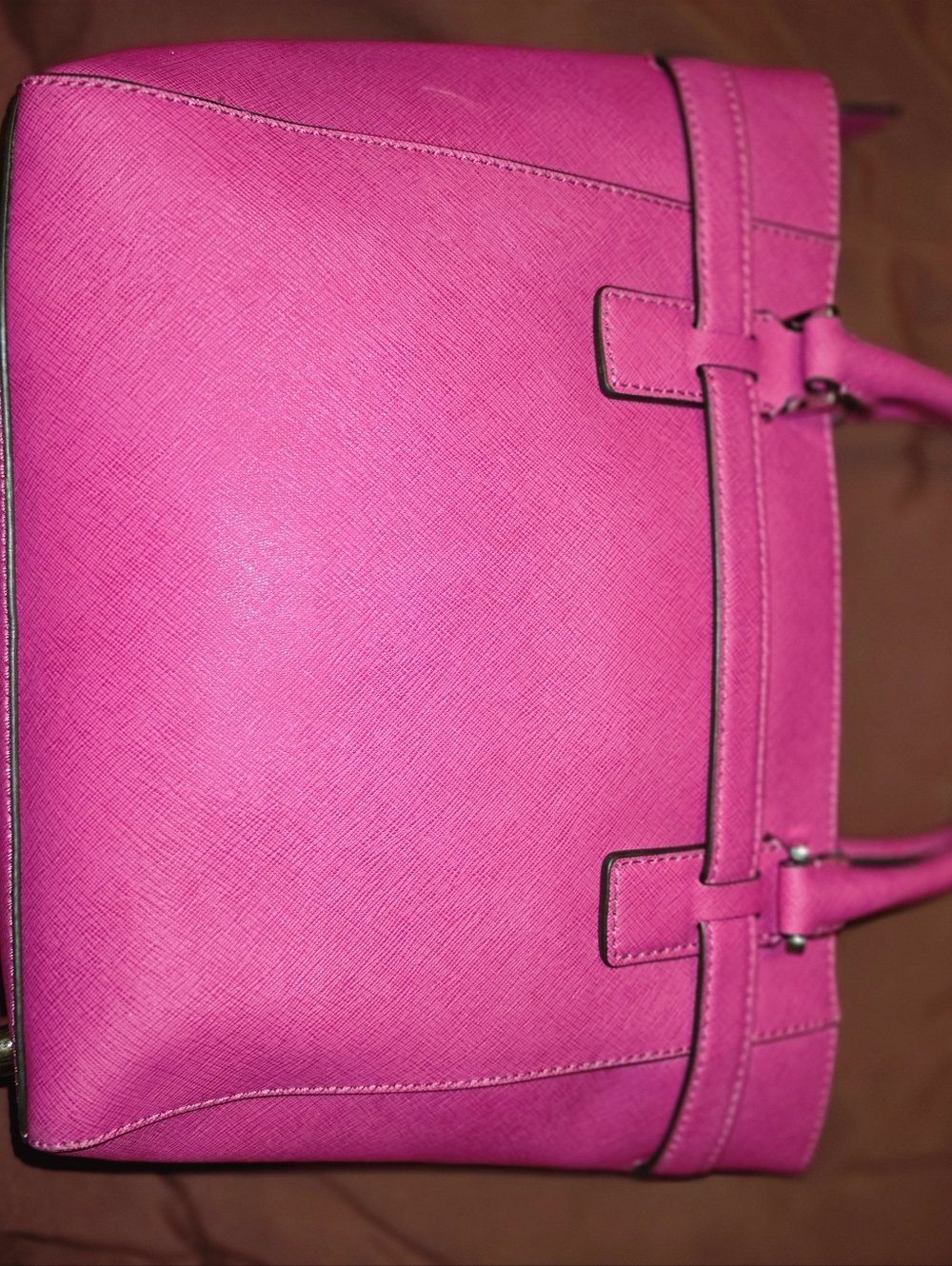 Michael Kors Hot Pink Satchel - Picture 4 of 6